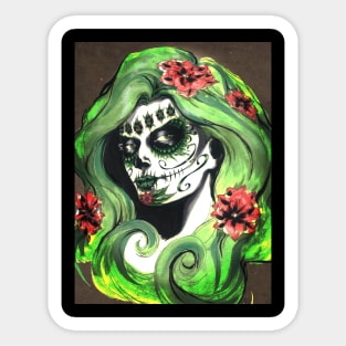 Day of the Dead Ivy Sticker